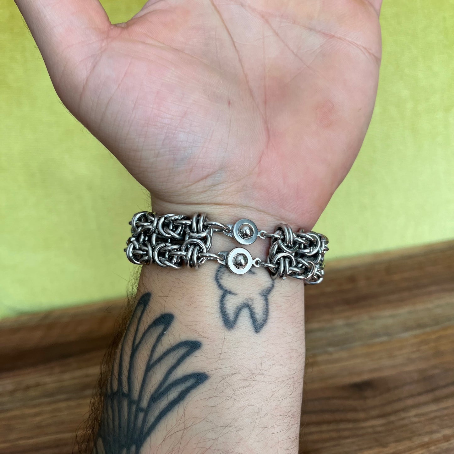 Stacked Byzantine Bracelet